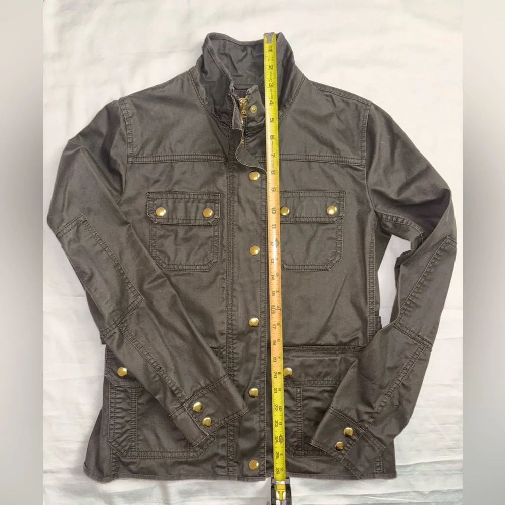 J. Crew Resin-Coated Twill Field Jacket - Picture 9 of 9
